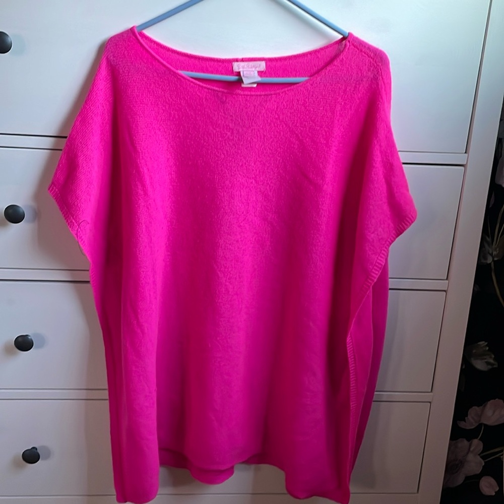 100% cashmere Lily Pulitzer Poncho